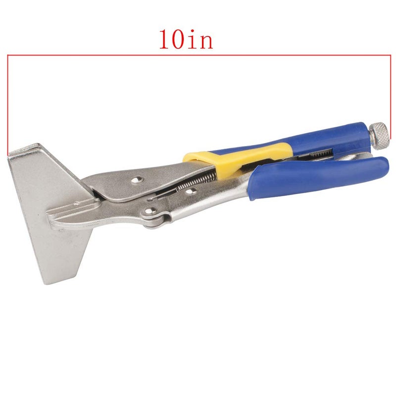 P1Tools 10 inch Locking Pliers/Sheet Metal Clamp,Heavy Duty Sheet Metal Grip Tool,High Carbon Steel Duckbill Pliers Welding Plier - Image 3